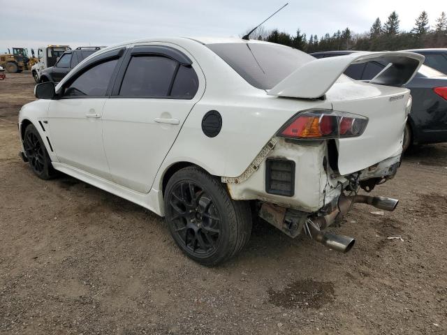 JA3AV66V89U610146 - 2009 MITSUBISHI LANCER RALLIART WHITE photo 2