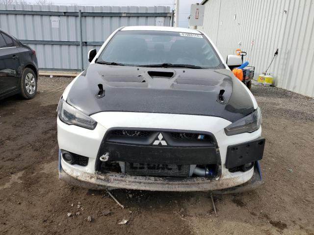 JA3AV66V89U610146 - 2009 MITSUBISHI LANCER RALLIART WHITE photo 5