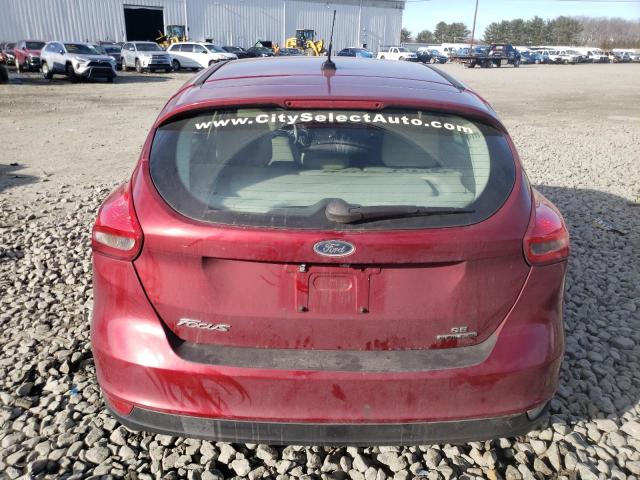 1FADP3K2XGL290095 - 2016 FORD FOCUS SE BURGUNDY photo 6