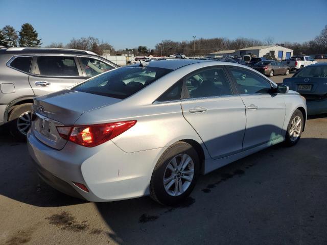 5NPEB4AC8EH892265 - 2014 HYUNDAI SONATA GLS SILVER photo 3