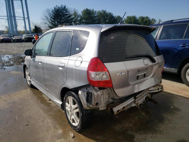 JHMGD38637S025372 - 2007 HONDA FIT S 石墨色 照片 3