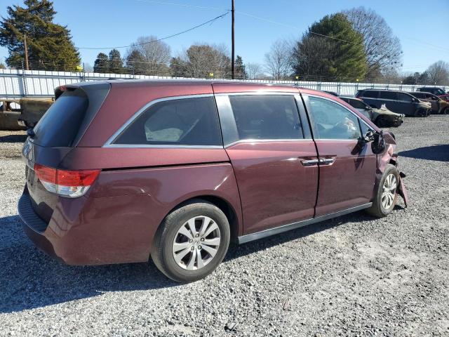 5FNRL5H65HB025493 - 2017 HONDA ODYSSEY EXL MAROON photo 3