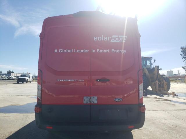 1FTYR2CM6JKB14190 - 2018 FORD TRANSIT T-250 RED photo 6