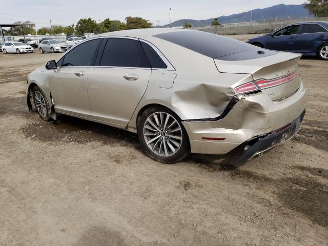 3LN6L5KU9HR634672 - 2017 LINCOLN MKZ HYBRID PREMIERE TAN photo 2