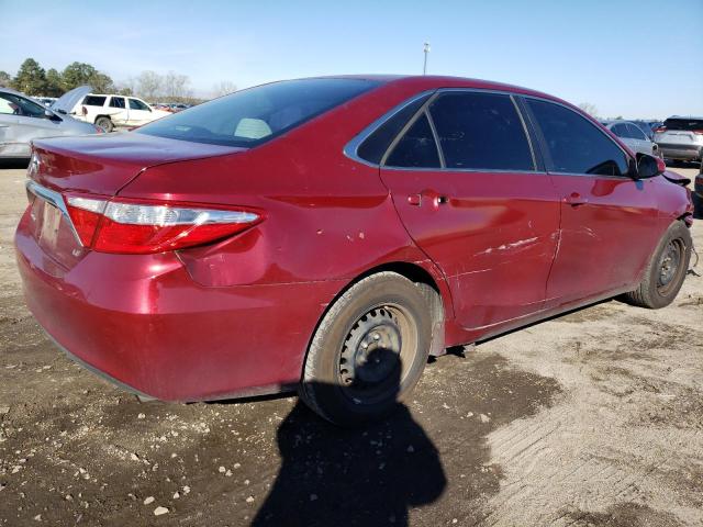 4T1BF1FK4GU551276 - 2016 TOYOTA CAMRY LE RED photo 3