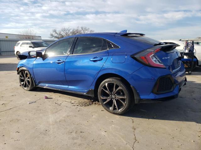 SHHFK7H47JU233945 - 2018 HONDA CIVIC SPORT BLUE photo 2