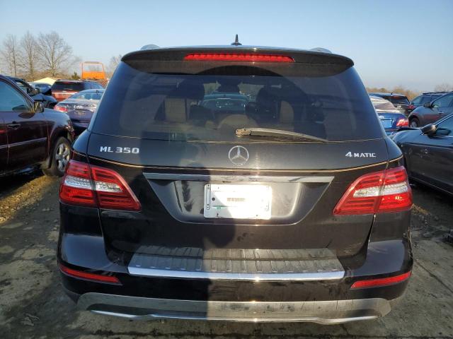 4JGDA5HB6CA049764 - 2012 MERCEDES-BENZ ML 350 4MATIC BLACK photo 6