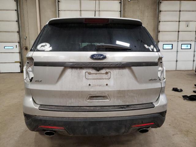 1FM5K8D83JGA80333 - 2018 FORD EXPLORER XLT SILVER photo 6