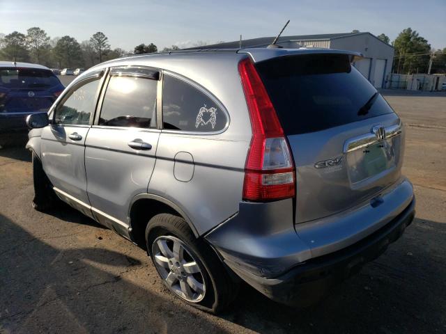 5J6RE387X9L018457 - 2009 HONDA CR-V EXL BLUE photo 2