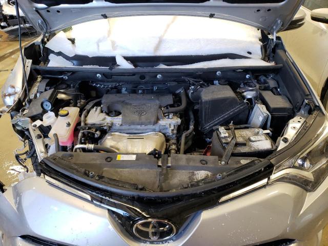 2T3RFREV7JW697310 - 2018 TOYOTA RAV4 ADVENTURE SILVER photo 11