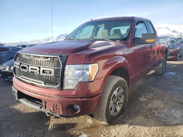 1FTFX1EF7EKF74938 - 2014 FORD F150 SUPER CAB RED photo 1