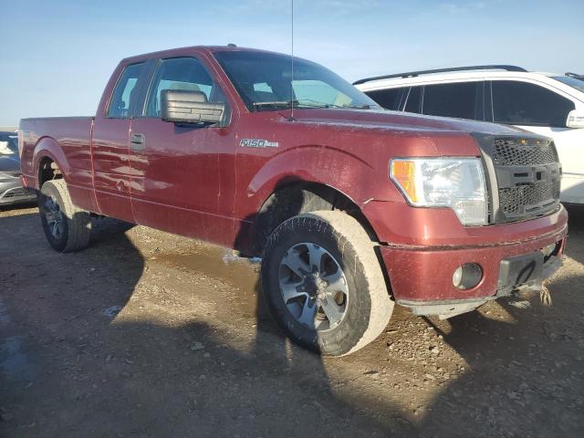 1FTFX1EF7EKF74938 - 2014 FORD F150 SUPER CAB RED photo 4