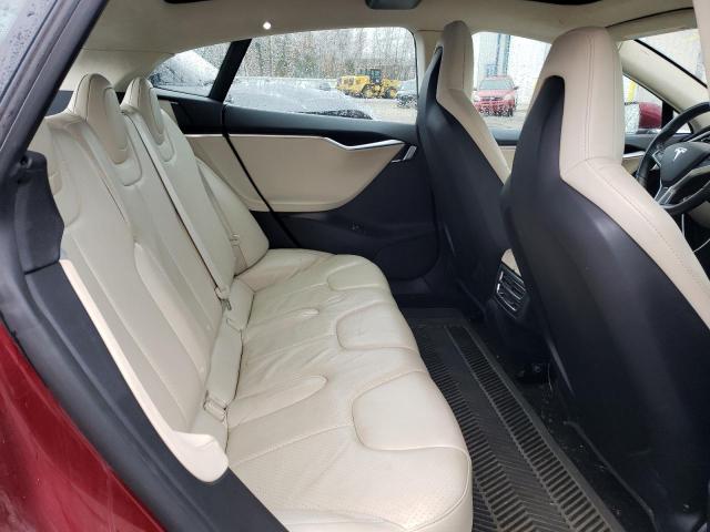 5YJSA1DN3CFS00166 - 2012 TESLA MODEL S 勃艮第红 照片 10