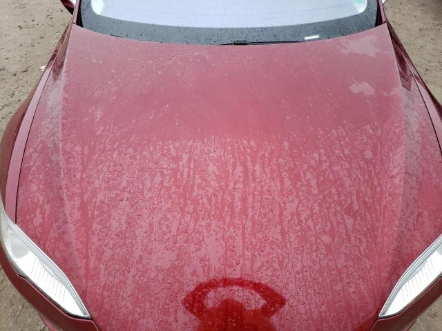 5YJSA1DN3CFS00166 - 2012 TESLA MODEL S 勃艮第红 照片 11