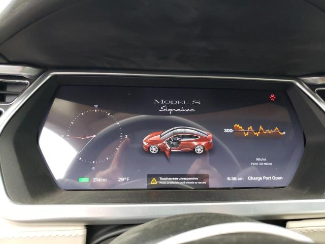 5YJSA1DN3CFS00166 - 2012 TESLA MODEL S 勃艮第红 照片 9