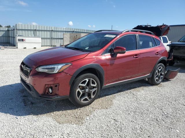 JF2GTALC2JH294930 - 2018 SUBARU CROSSTREK LIMITED BURGUNDY photo 1