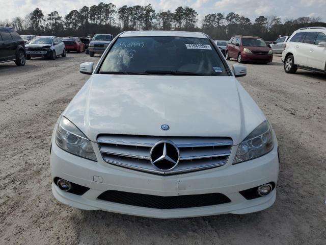 WDDGF8BBXAR103682 - 2010 MERCEDES-BENZ C300 300 4MATIC WHITE photo 5