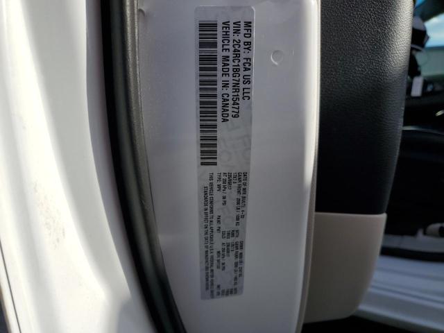 2C4RC1BG7NR154779 - 2022 CHRYSLER PACIFICA TOURING L 白色 照片 13