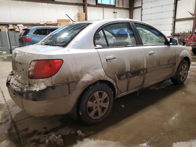 KNADE123686349721 - 2008 KIA RIO BASE GRAY photo 3