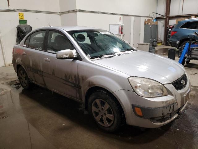 KNADE123686349721 - 2008 KIA RIO BASE GRAY photo 4