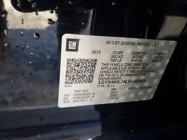 1GYS4KKJ4LR148564 - 2020 CADILLAC ESCALADE ESV PLATINUM შავი ფოტო 14