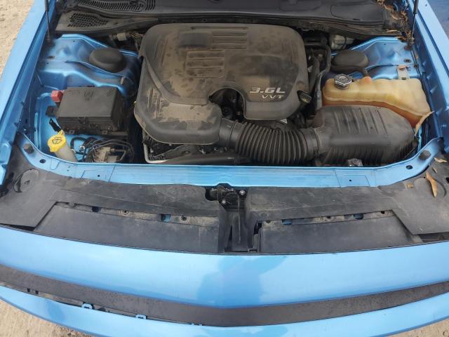 2C3CDZBG8FH895617 - 2015 DODGE CHALLENGER SXT PLUS BLUE photo 11