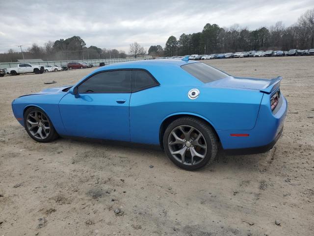 2C3CDZBG8FH895617 - 2015 DODGE CHALLENGER SXT PLUS BLUE photo 2