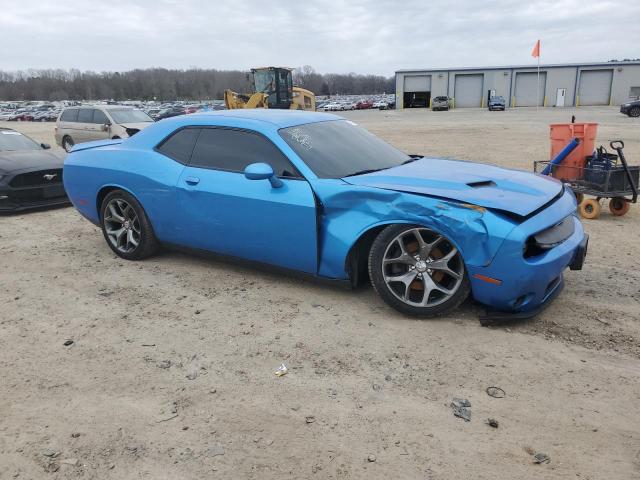 2C3CDZBG8FH895617 - 2015 DODGE CHALLENGER SXT PLUS BLUE photo 4