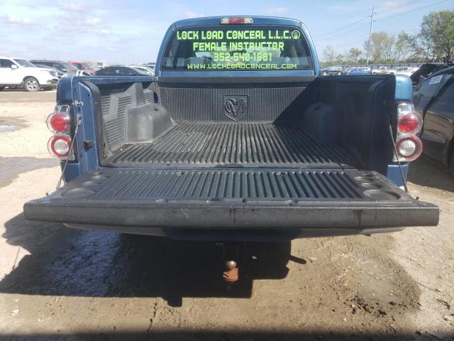 1D7HL48N14S565407 - 2004 DODGE DAKOTA QUAD SLT BLUE photo 6