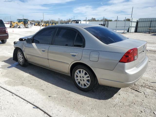 2HGES16574H501835 - 2004 HONDA CIVIC LX TAN photo 2