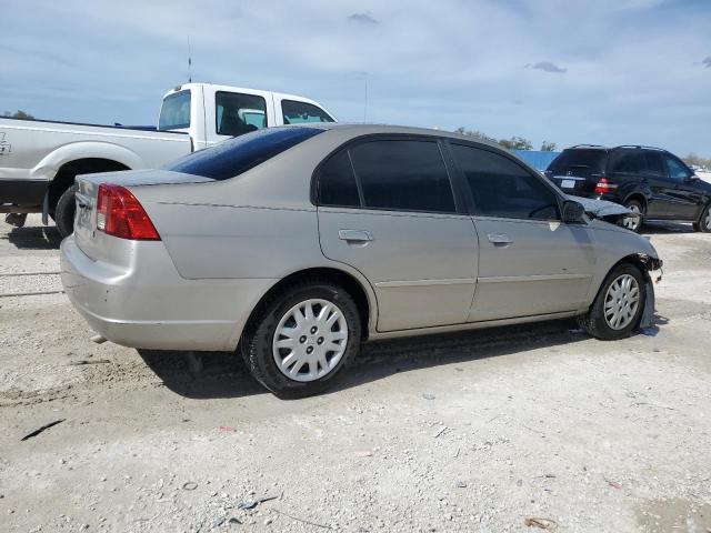 2HGES16574H501835 - 2004 HONDA CIVIC LX TAN photo 3