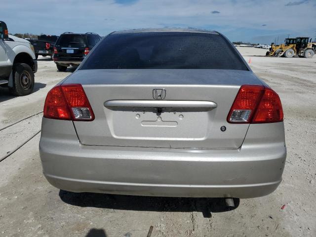 2HGES16574H501835 - 2004 HONDA CIVIC LX TAN photo 6