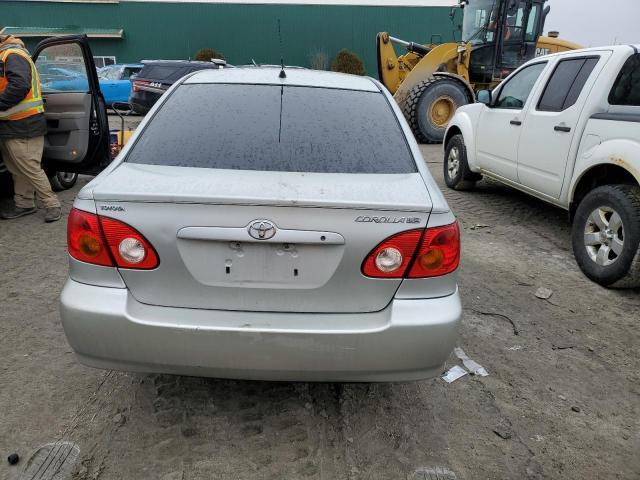 2T1BR32E44C189286 - 2004 TOYOTA COROLLA CE SILVER photo 6