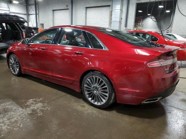 3LN6L2JK1DR814284 - 2013 LINCOLN MKZ RED photo 2