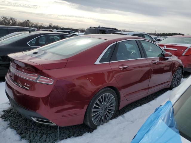 3LN6L2JK1DR814284 - 2013 LINCOLN MKZ RED photo 3