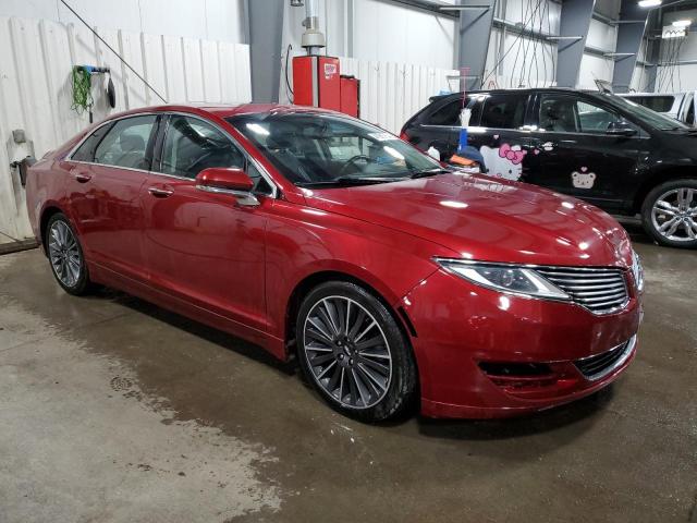 3LN6L2JK1DR814284 - 2013 LINCOLN MKZ RED photo 4