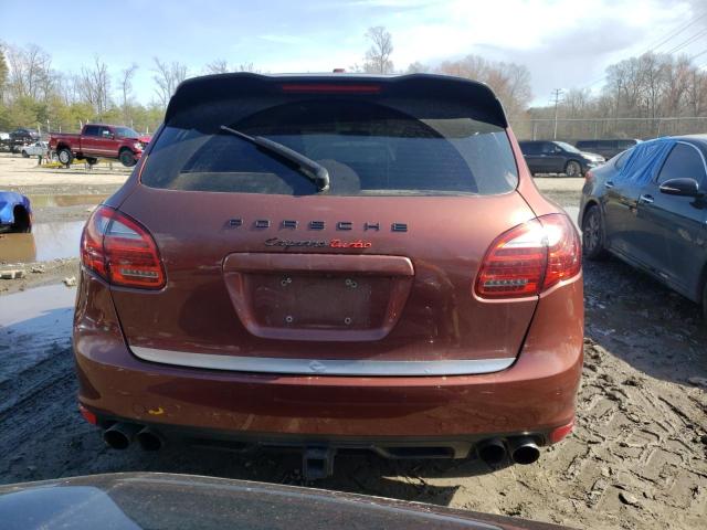 WP1AC2A28BLA86987 - 2011 PORSCHE CAYENNE TURBO BURGUNDY photo 6