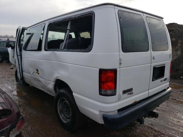 1FMNE1BWXEDB00018 - 2014 FORD ECONOLINE E150 WAGON WHITE photo 2