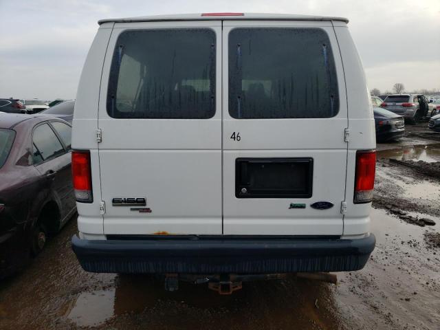 1FMNE1BWXEDB00018 - 2014 FORD ECONOLINE E150 WAGON WHITE photo 6