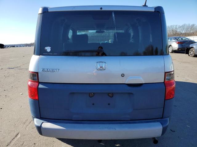 5J6YH28626L001457 - 2006 HONDA ELEMENT EX SILVER photo 6