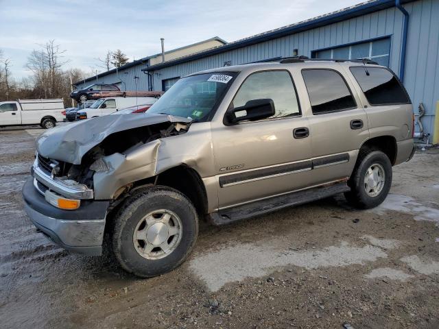 1GNEK13T11J245209 - 2001 CHEVROLET TAHOE K1500 CREAM photo 1