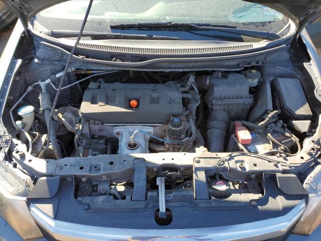 19XFB2F51CE341969 - 2012 HONDA CIVIC LX SILVER photo 11