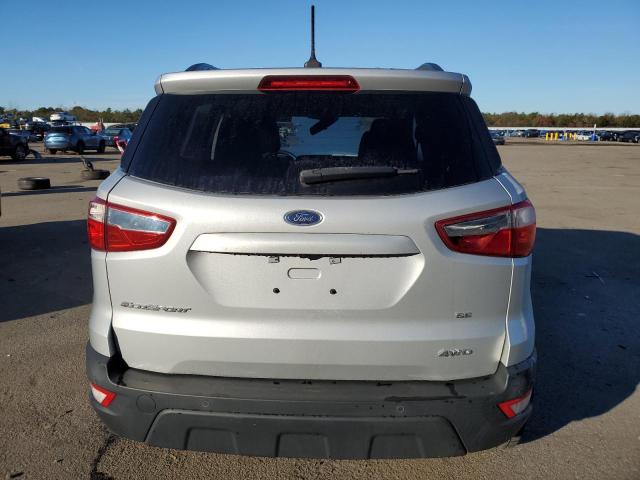 MAJ6S3GL7KC296289 - 2019 FORD ECOSPORT SE SILVER photo 6