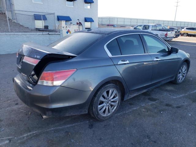 1HGCP3F85BA020377 - 2011 HONDA ACCORD EXL GRAY photo 3