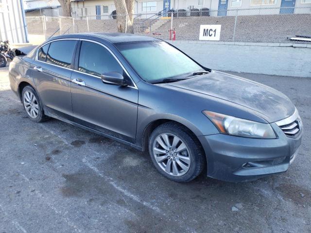 1HGCP3F85BA020377 - 2011 HONDA ACCORD EXL GRAY photo 4