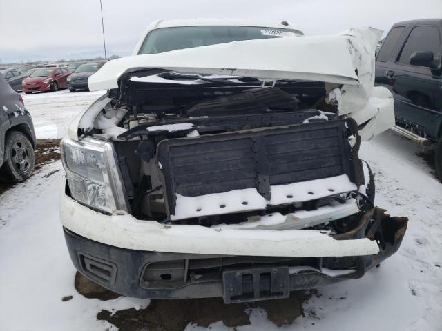 1N6AA1CJ3KN517100 - 2019 NISSAN TITAN S WHITE photo 5