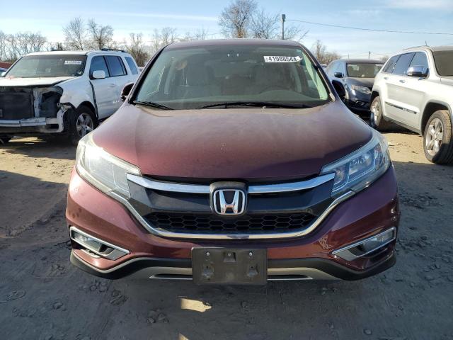 2HKRM4H53FH628326 - 2015 HONDA CR-V EX BURGUNDY photo 5