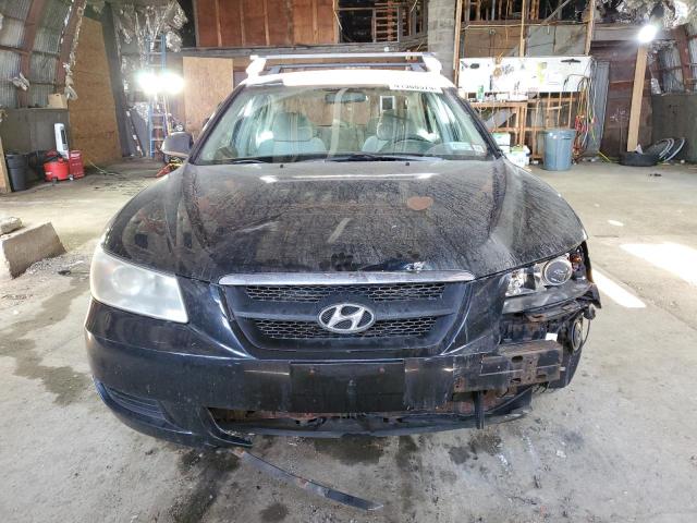 5NPET46C47H282288 - 2007 HYUNDAI SONATA GLS BLACK photo 5