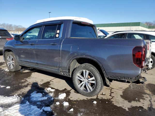 5FPYK3F46HB038135 - 2017 HONDA RIDGELINE RTS GRAY photo 2