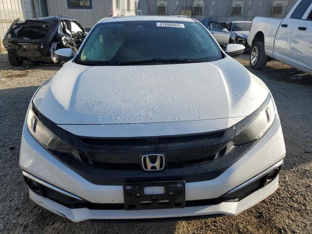 19XFC1F7XKE215956 - 2019 HONDA CIVIC EXL WHITE photo 5